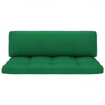 Outdoor-Mittelsofa Paletten Imprägniertes Kiefernholz Grau