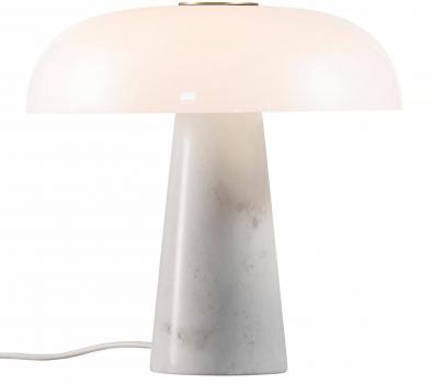 Nordlux Glossy Tischlampe, E27, 15W, Opal weiß (2020505001)