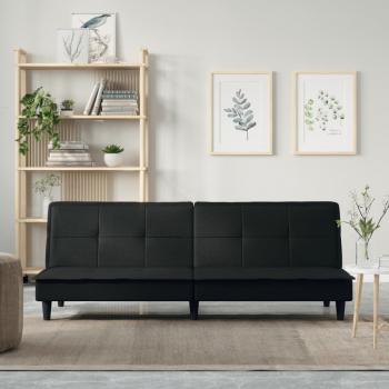 ARDEBO.de - Schlafsofa Schwarz Stoff