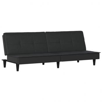 Schlafsofa Schwarz Stoff