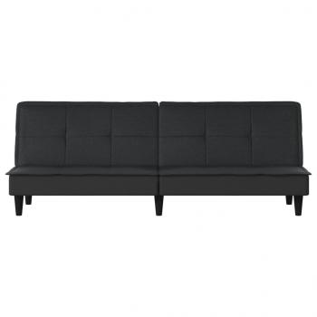 Schlafsofa Schwarz Stoff