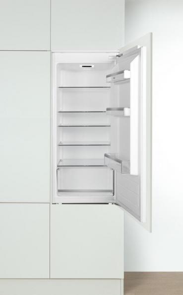 Amica EVKSX 352 231 Einbau-Vollraum-Kühlschrank, Nischenhöhe: 122 cm, 197 L, Festtür-Technik, elektronische Steuerung, Tür-Offen-Alarm, Inverter Kompressor, LED-Beleuchtung, weiß (1195085)