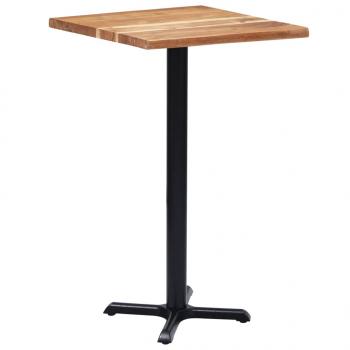 Bistrotisch-Gestell Schwarz 56x56x107 cm Gusseisen