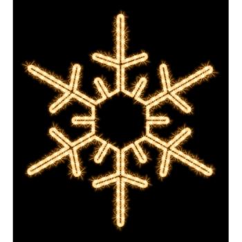 MK Illumination Snow Flake, ~85x85cm, 220- 240V, 2D, LED ww, 19W, T-2