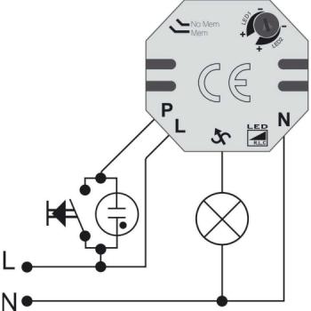 Hugo Müller UP-Dimmer für LED-Lasten 873030 led Paladin