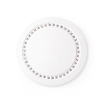 ARDEBO.de - Qi Moon LED Deckenleuchte weiß 15W, 100°, 3000K, CRI>80