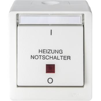 OPUS-RESIST OPUS-Res-Schalter, Heizung, ws IP55