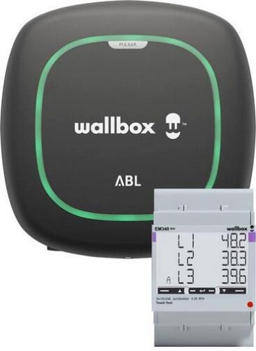 ARDEBO.de ABL Pulsar Dienstwagen Wallbox Bundle 22kW Kabel+MID Meter, schwarz (100000499)