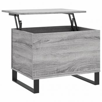 Couchtisch Grau Sonoma 60x44,5x45 cm Holzwerkstoff