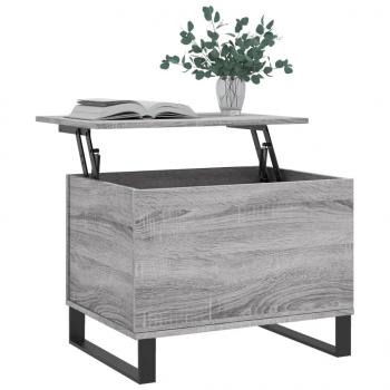 Couchtisch Grau Sonoma 60x44,5x45 cm Holzwerkstoff