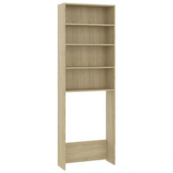 Waschmaschinenschrank Sonoma-Eiche 64x24x190 cm