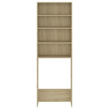 Waschmaschinenschrank Sonoma-Eiche 64x24x190 cm