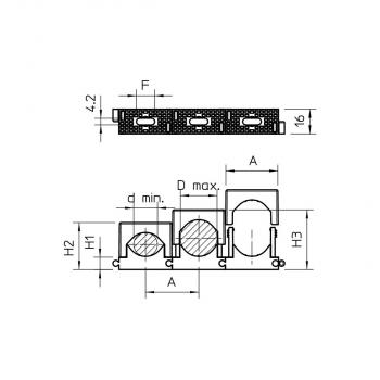 OBO Bettermann 2037 18-30 LGR Reihen-Druck-Schelle, lichtgrau (2250306)