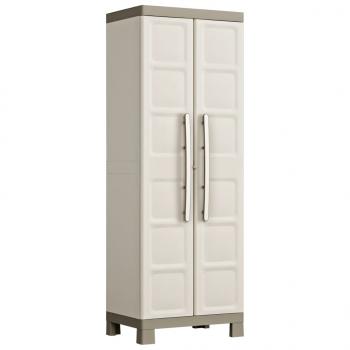 ARDEBO.de - Keter Universalschrank Excellence Beige und Taupe 182 cm