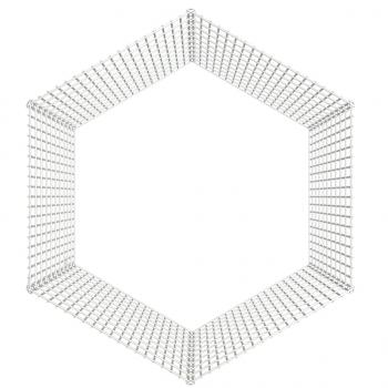 Freilaufgehege 6-teilig 54x100 cm Verzinktes Eisen