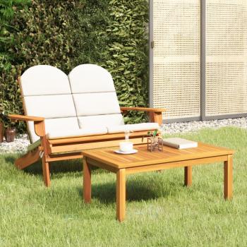 ARDEBO.de - 2-tlg. Garten-Lounge-Set Adirondack Massivholz Akazie