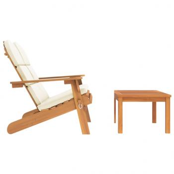 2-tlg. Garten-Lounge-Set Adirondack Massivholz Akazie