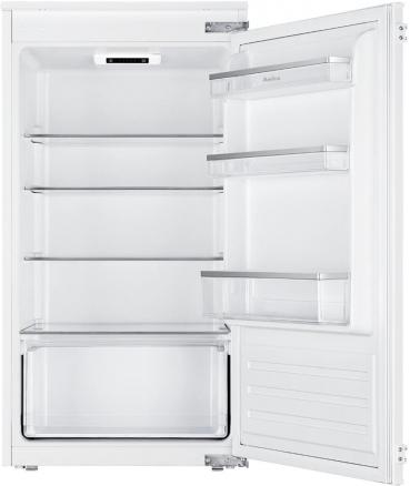 Amica EVKSS 351 226 Einbau-Vollraum-Kühlschrank, Nischenhöhe: 102 cm, 158 L, Schlepptür-Technik, elektronische Steuerung, Tür-Offen-Alarm, Inverter Kompressor, weiß (1195089)