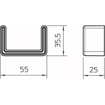 OBO Bettermann Schutzkappe f. US 3-Stiel US 3 KS OR (20 ST)