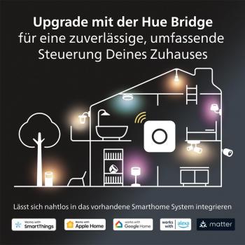 Philips Hue 400 Smarter Spot White and Color, LED, GU10, 400lm, 4,2W, 4000K, 3er-Pack, weiß/farbig (929003666503)