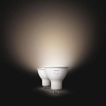 Philips Hue 400 Smarter Spot White, LED, GU10, 400 lm, 4,2W, 2700K, doppelpack, weiß (929003666902)