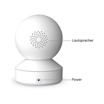 Reolink E Series E340 5 MP Dualband-WLAN, intelligente Überwachungskamera, Schwenk-und Neigefunktion, 3x optischer Zoom, weiß