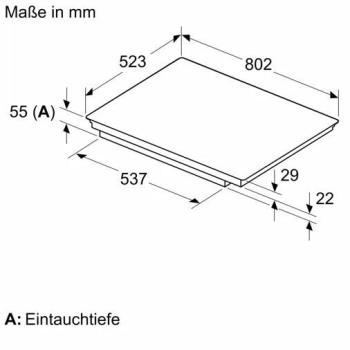 Neff BTX48PIB0 N30/N70 A+ Backofen-Set (B2CCJ7AK3 + T58SHF1L0) mit Induktionskochfeld, 60 cm breit, 71 L, Pyrolyse, TouchControl, schwarz/Edelstahl