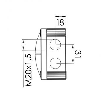 Wiska COMBI 308 WH Abzweigkasten, 4mm², weiß (10060610)