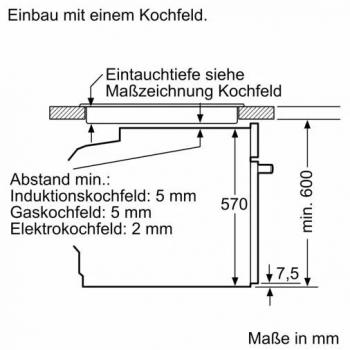 Neff BTX46PIB0 N30/N50 A+ Backofen-Set (B2CCJ7AK3+T46SBE1L0) mit Induktionskochfeld, 60 cm breit, 71 L, Pyrolyse, Touch-Control, Kindersicherung, schwarz