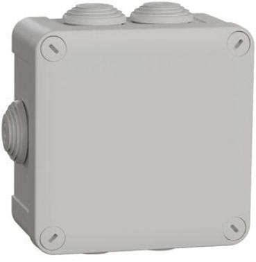 ARDEBO.de Schneider Electric Mureva BOX Abzweigdose, 7 Tüllen Ø25, 105x105x55mm (ENN05005)