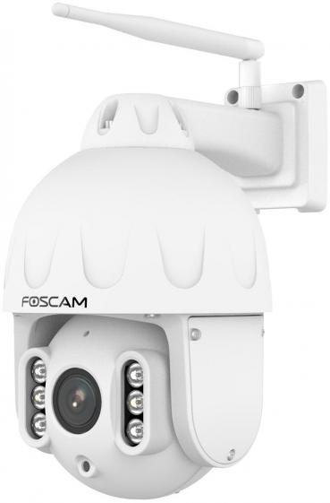 ARDEBO.de Foscam hochauflösende 8-MP Dualband-WLAN PTZ Dome Überwachungskamera mit 4-fach optischem Zoom, Personen- und Fahrzeugerkennung, weiß (SD8P Weiß)