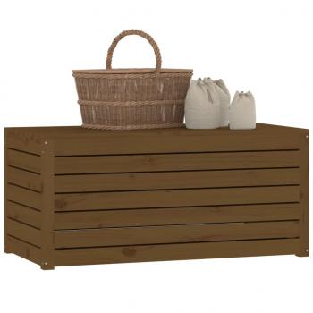 Gartenbox Honigbraun 101x50,5x46,5 cm Massivholz Kiefer