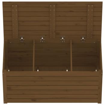 Gartenbox Honigbraun 101x50,5x46,5 cm Massivholz Kiefer