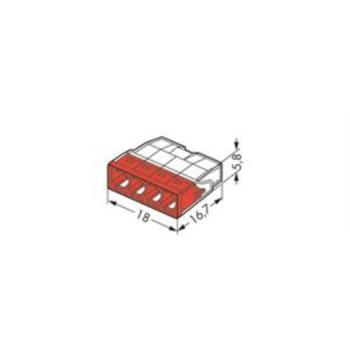 WAGO Kontakttechnik WAGO Steckklemme 4x0,5-2,5mm² (100 ST)