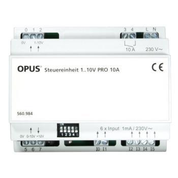 OPUS-Tast-Steuereinheit PRO 1-10V, Reg. 10A