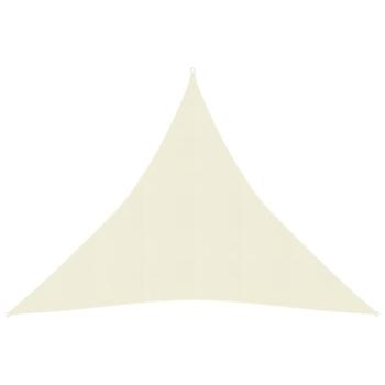 ARDEBO.de - Sonnensegel 160 g/m² Creme 3x3x3 m HDPE