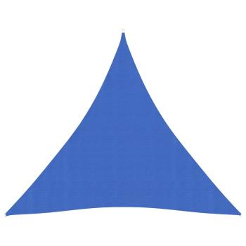 Sonnensegel 160 g/m² Blau 4x4x4 m HDPE