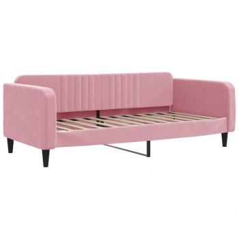 Tagesbett Rosa 90x200 cm Samt