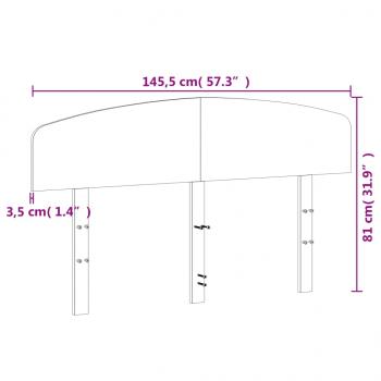 Kopfteil 140 cm Massivholz Kiefer