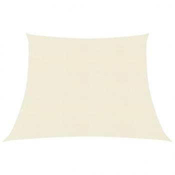 Sonnensegel 160 g/m² Creme 4/5x4 m HDPE