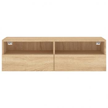 TV-Wandschrank Sonoma-Eiche 100x30x30 cm Holzwerkstoff