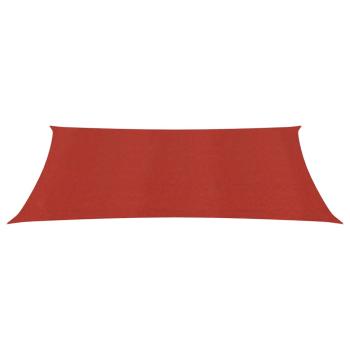 Sonnensegel 160 g/m² Rot 6x7 m HDPE