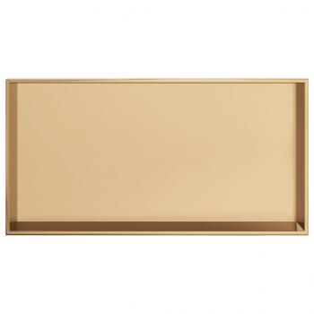 Duschnische Golden Gebürstet 62x32x9 cm Edelstahl