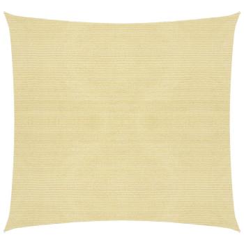 ARDEBO.de - Sonnensegel 160 g/m² Beige 6x6 m HDPE