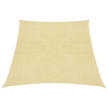 ARDEBO.de - Sonnensegel 160 g/m² Beige 4/5x4 m HDPE