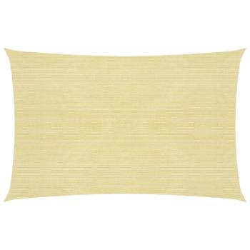 ARDEBO.de - Sonnensegel 160 g/m² Beige 4x5 m HDPE