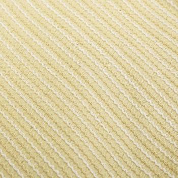 Sonnensegel 160 g/m² Beige 4x5 m HDPE