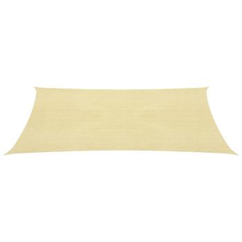 Sonnensegel 160 g/m² Beige 4x5 m HDPE