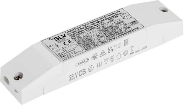 SLV LED Treiber, 15W, 100-700mA DIP, DALI dimmbar, Push-Dim, weiß (1008666)