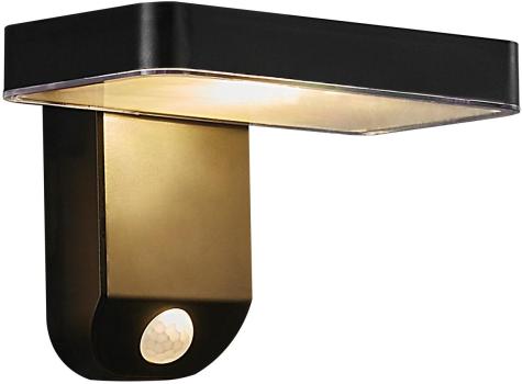 ARDEBO.de Nordlux Rica Square Solar Wandleuchte, LED-Modul, IP44, 450lm, 4,5W, schwarz (2118161003)